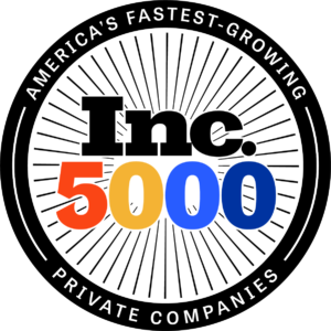 Inc. 5000 honoree badge